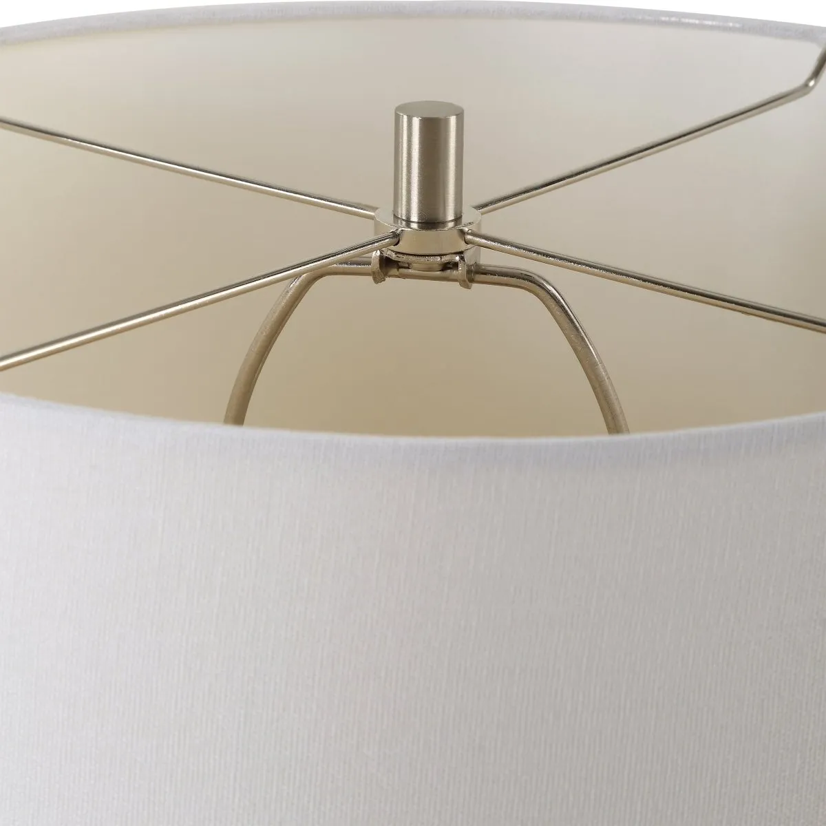 Heavily Textured Gourd Shaped Ceramic Table Lamp