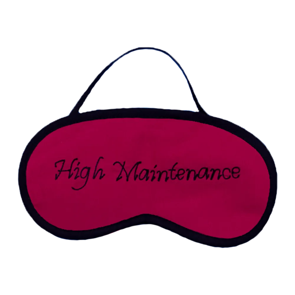 High Maintenance (Pink) Eye Mask