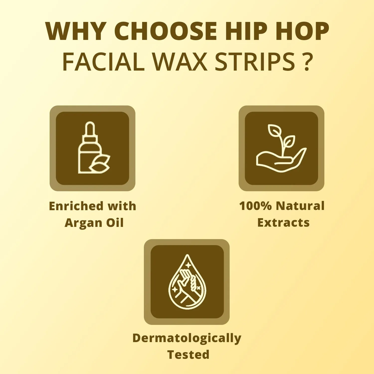 HipHop Facial Wax Strips (Argan Oil, 20 Strips)   Brightening Mud/Face Mask (Orange Peel Extract, 100 ml)