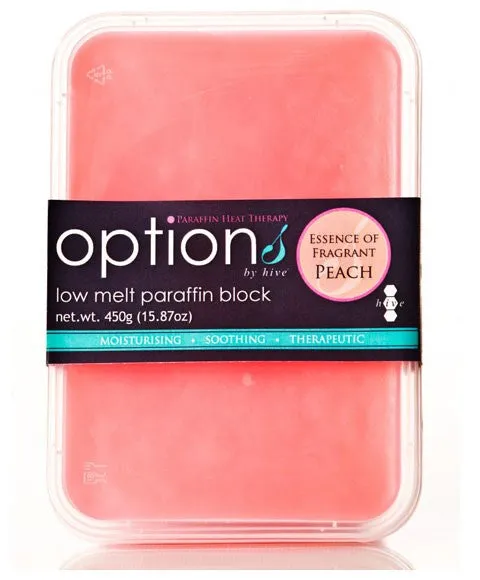 Hive  Peach Paraffin Wax Block