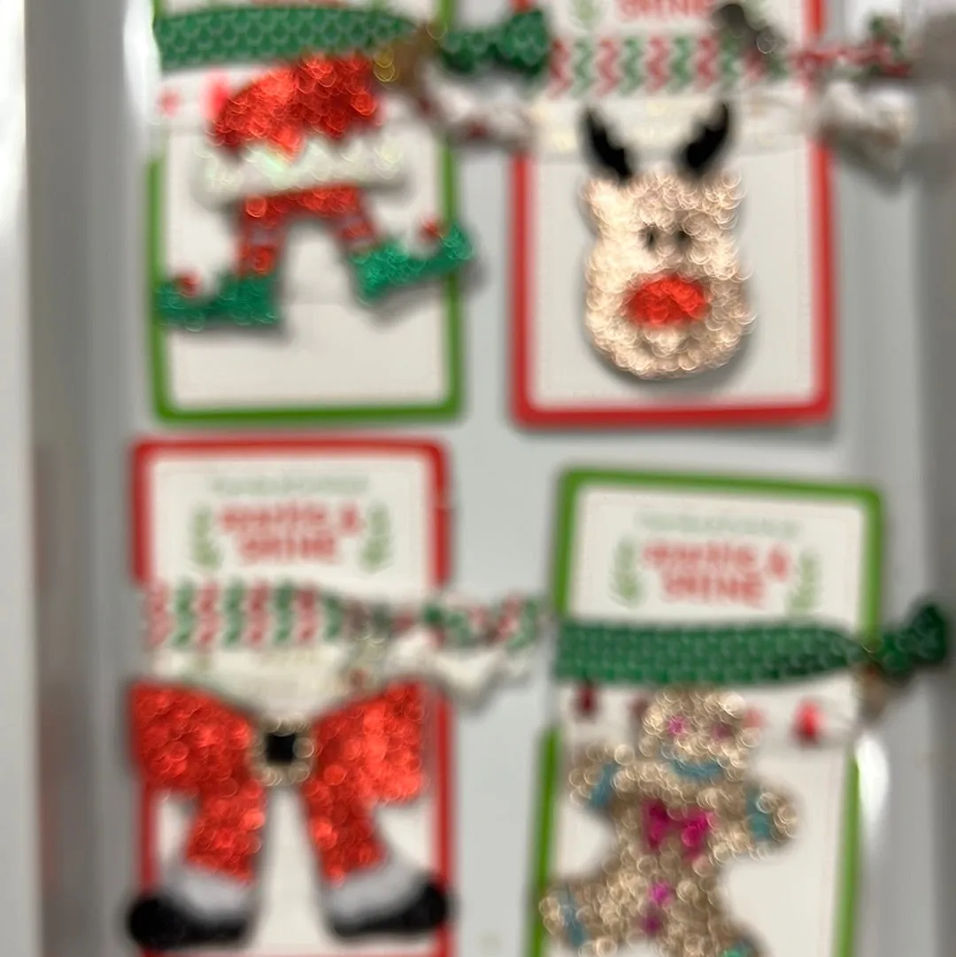 Holiday gingerbread hair sets