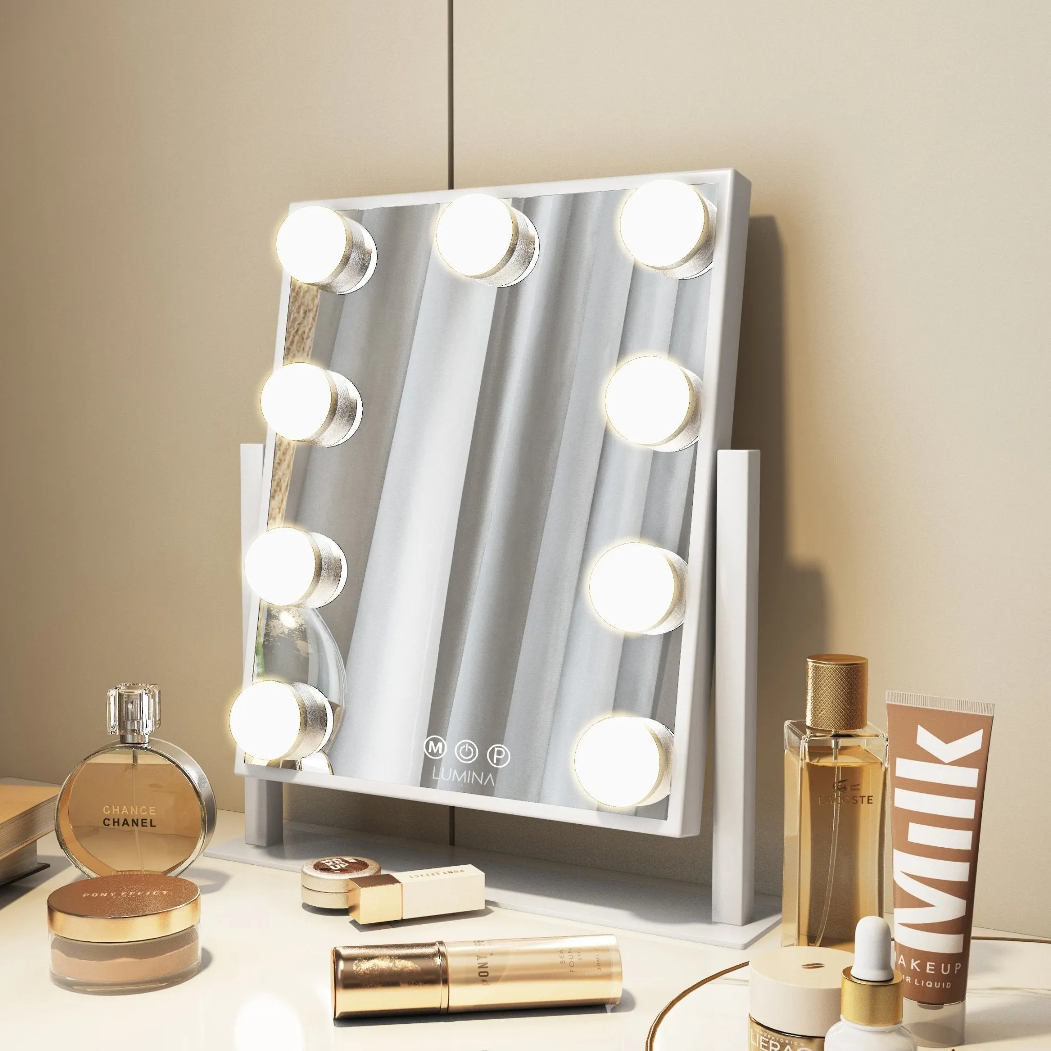 Hollywood Table Top Makeup Mirror
