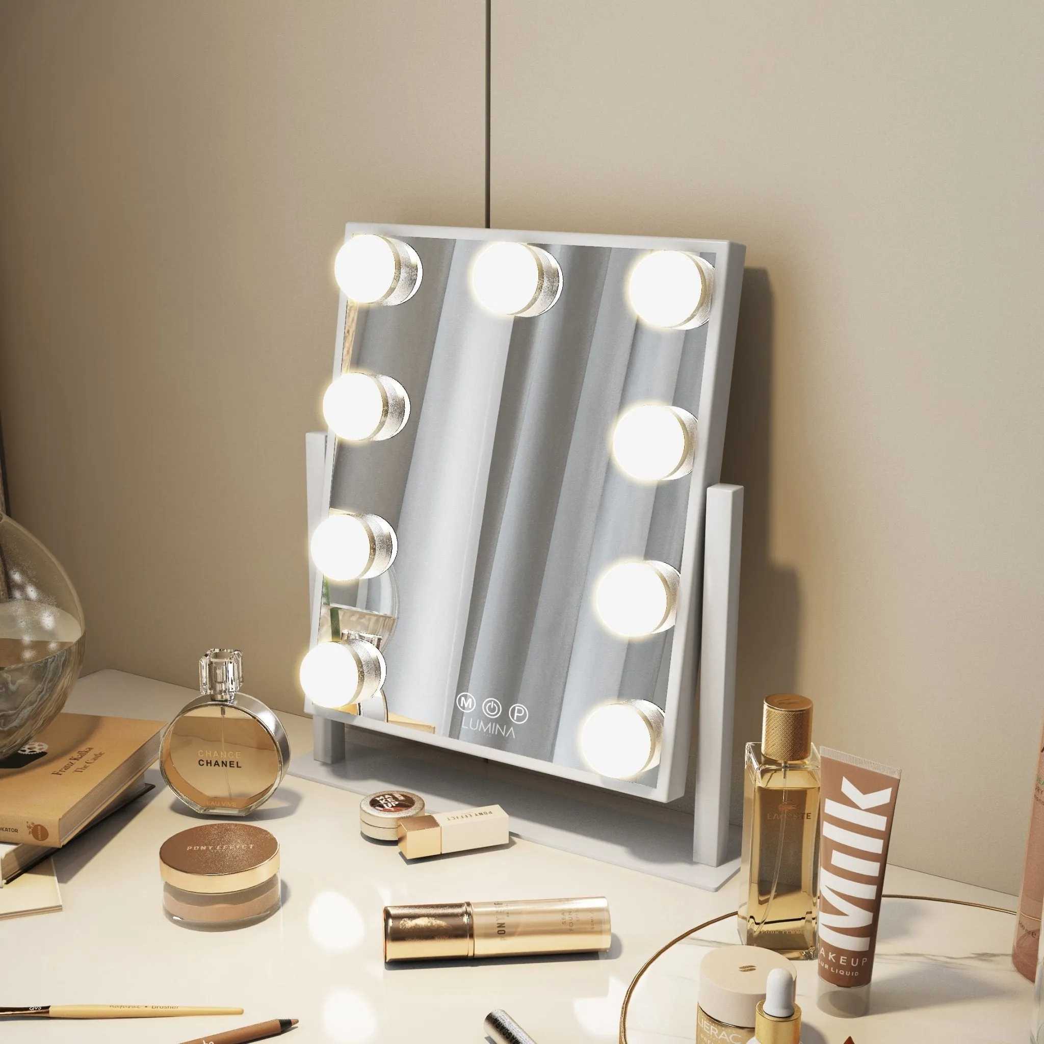 Hollywood Table Top Makeup Mirror