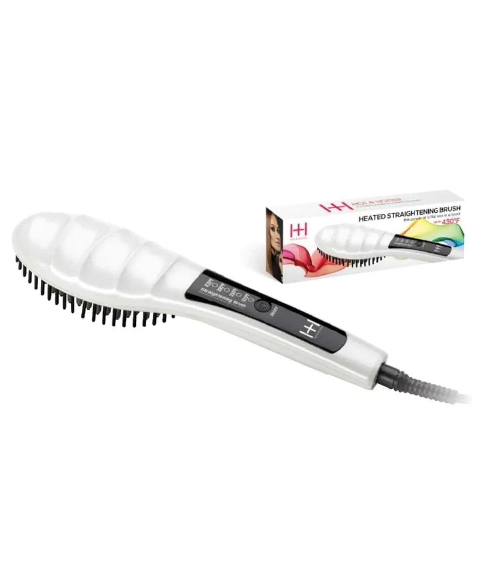 Hot&Hotter Heated Straightening Brush #5948