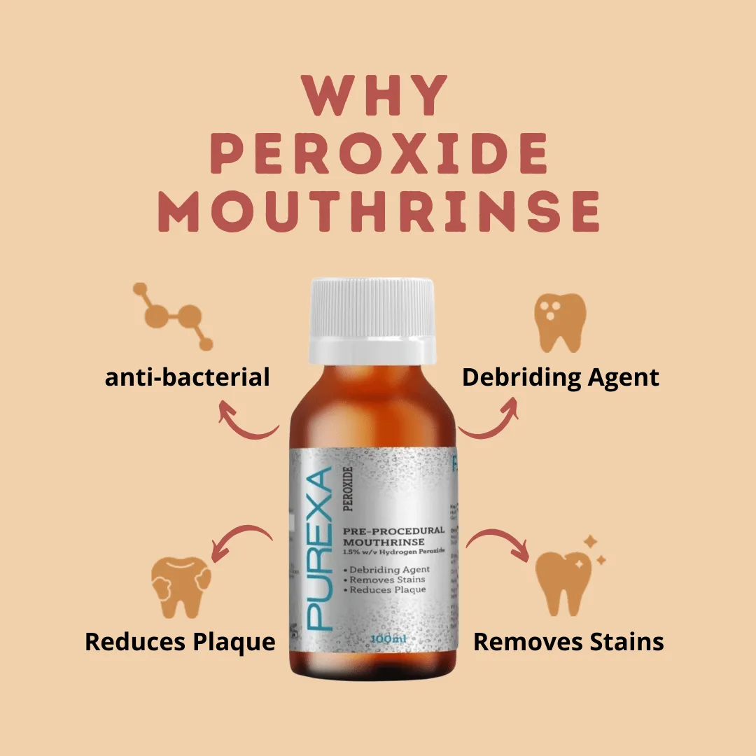 Hydrogen Peroxide Mouthwash 100ml