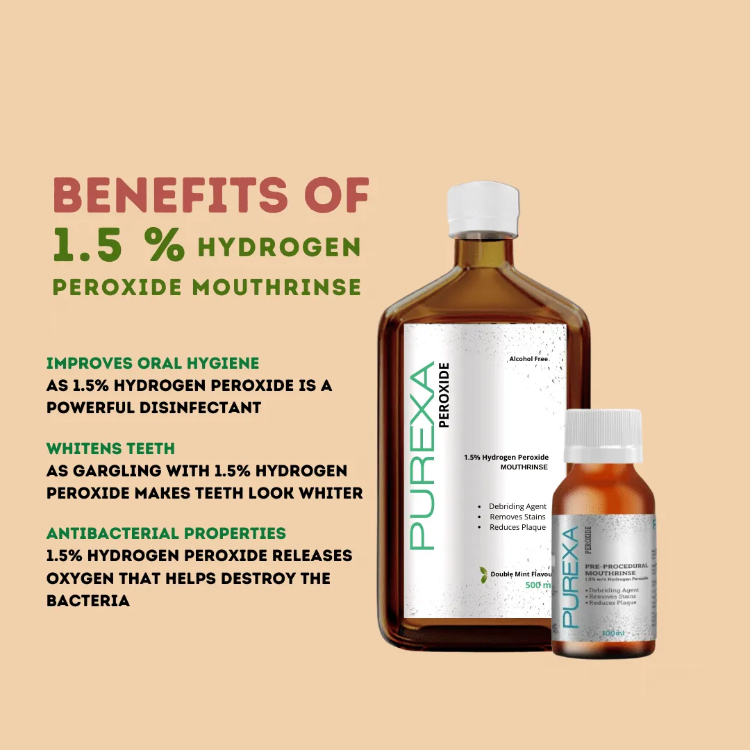 Hydrogen Peroxide Mouthwash 100ml