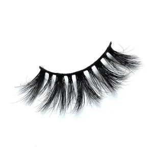 Imakeupnow - 1 Pair Handmade Faux Mink Eyelashes- Black (Muse)