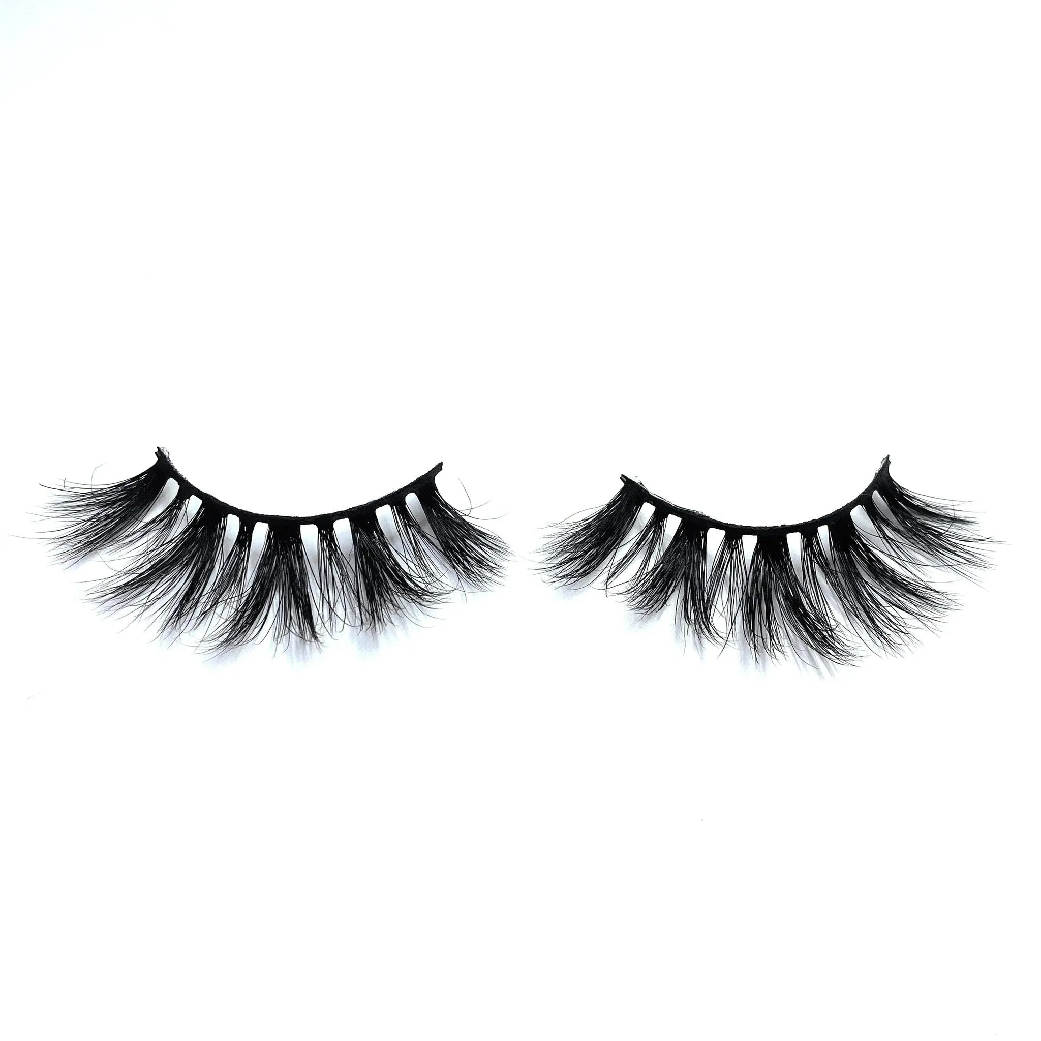 Imakeupnow - 1 Pair Handmade Faux Mink Eyelashes- Black (Muse)