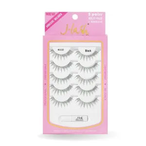J-lash 5 Pair w/ Adhesive - #J110