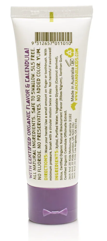 Jack N' Jill Fluoride-Free Blackcurrant Toothpaste 50g