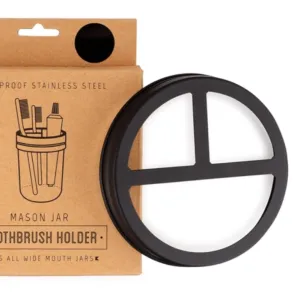 Jarmazing - Mason Jar Toothbrush Holder Lid