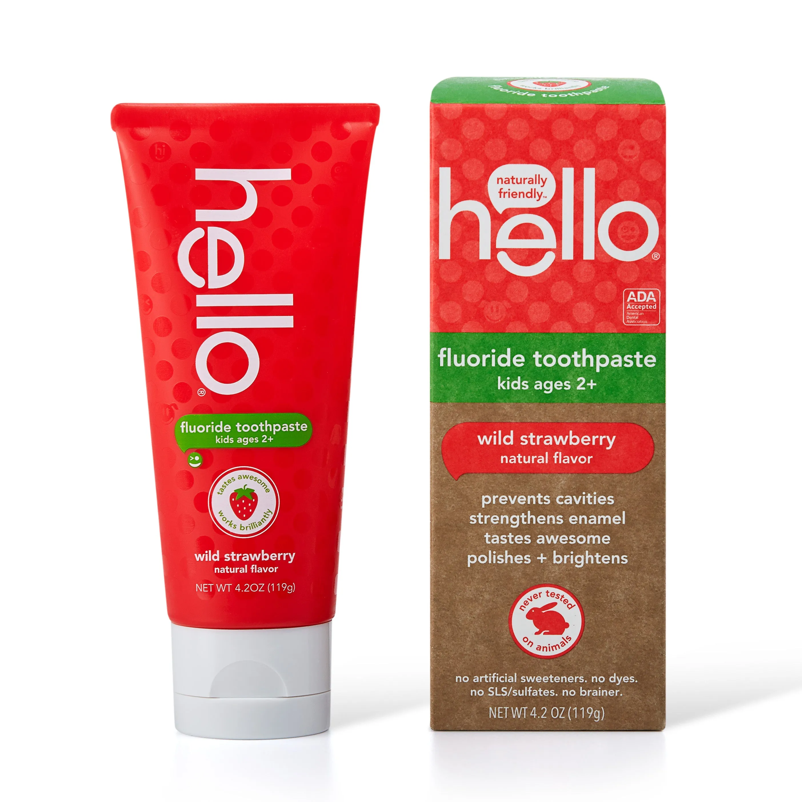 Kids Wild Strawberry Fluoride Toothpaste