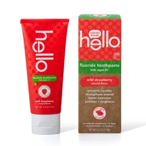 Kids Wild Strawberry Fluoride Toothpaste