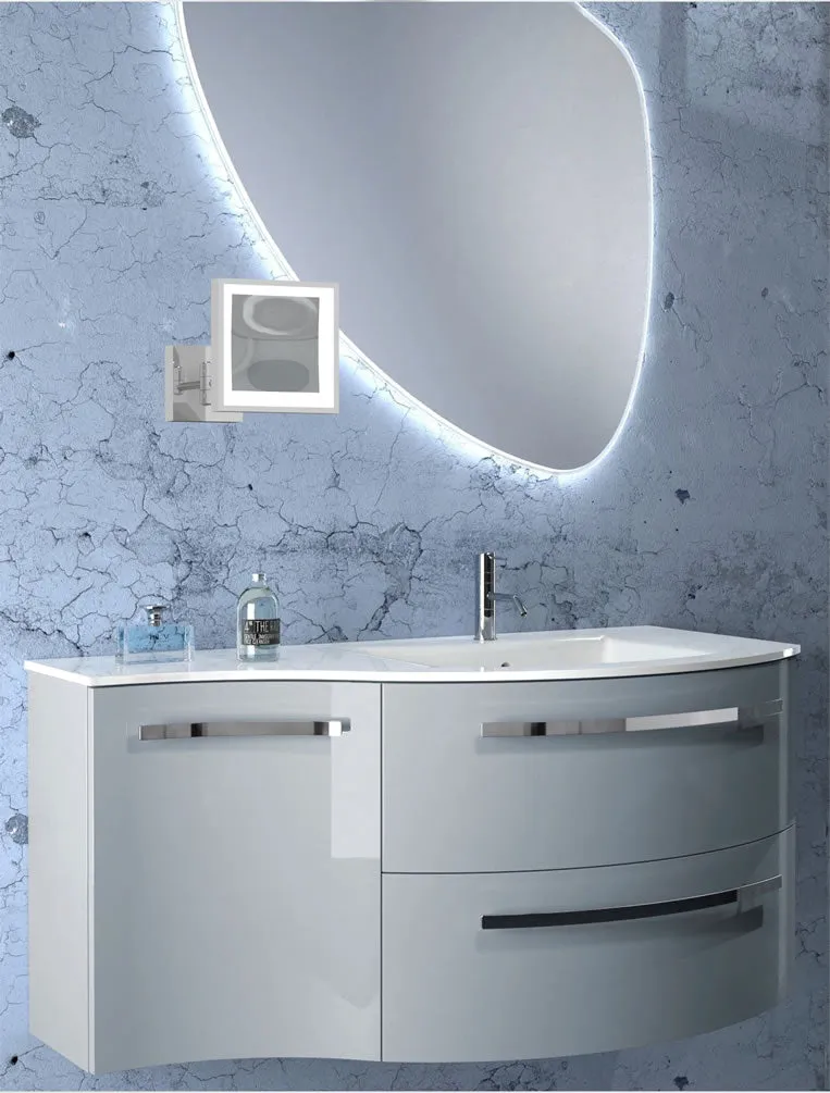 Kimball & Young 3x Rechargeable 5,500k LED Free-Standing Makeup Mirror