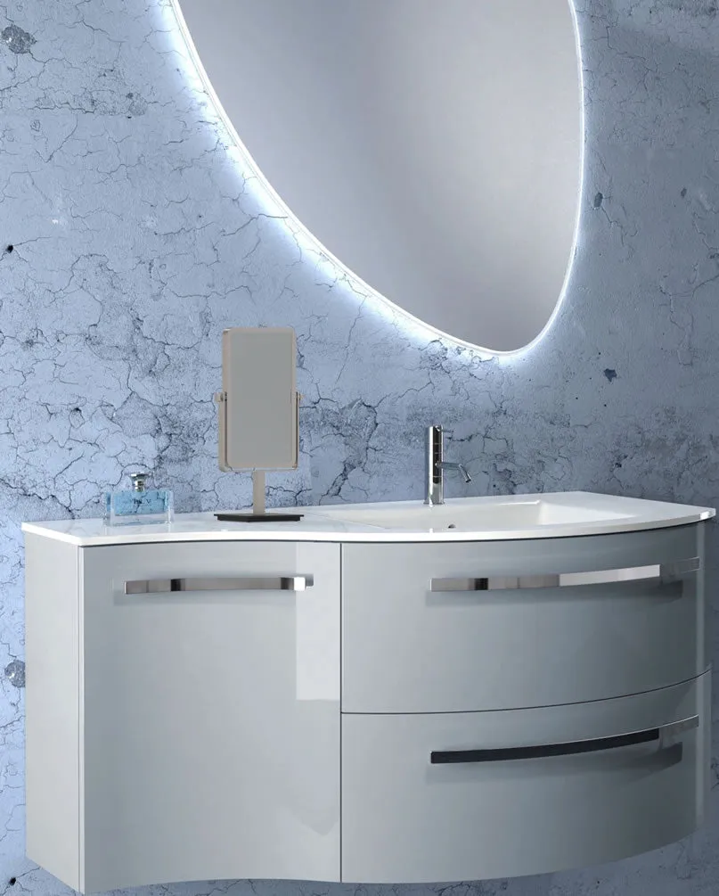 Kimball & Young Mirror Image Modern 3x/1x Makeup Mirror, Polished Chrome or Brushed Nickel