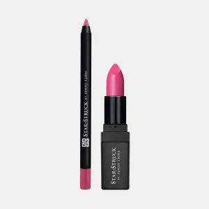 Kiss Me Pink - 2Pcs Lip Kit, Lipstick & Lipliner Kit - Pink