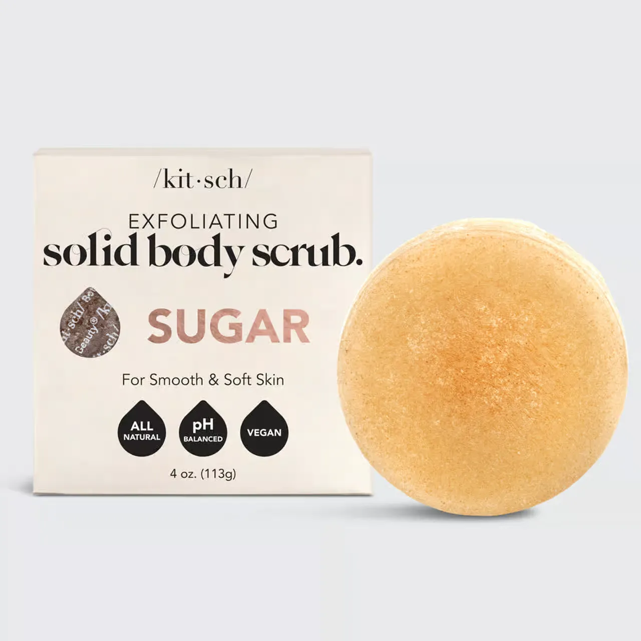 Kitsch Sugar Exfoliating Body Scrub Bar 4oz