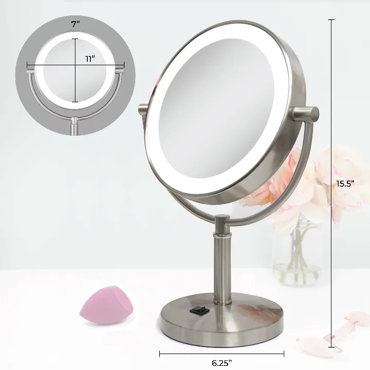 Laguna Lighted Makeup Mirror with Magnification