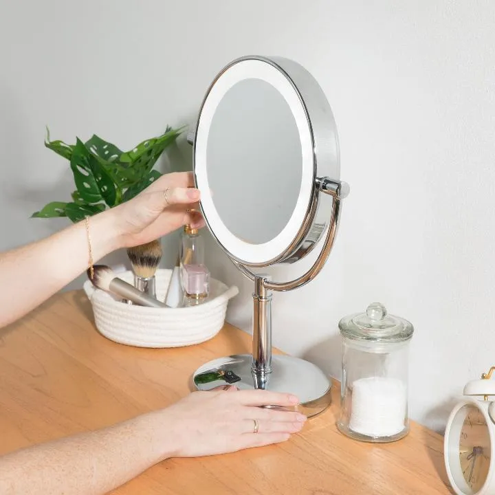 Laguna Lighted Makeup Mirror with Magnification