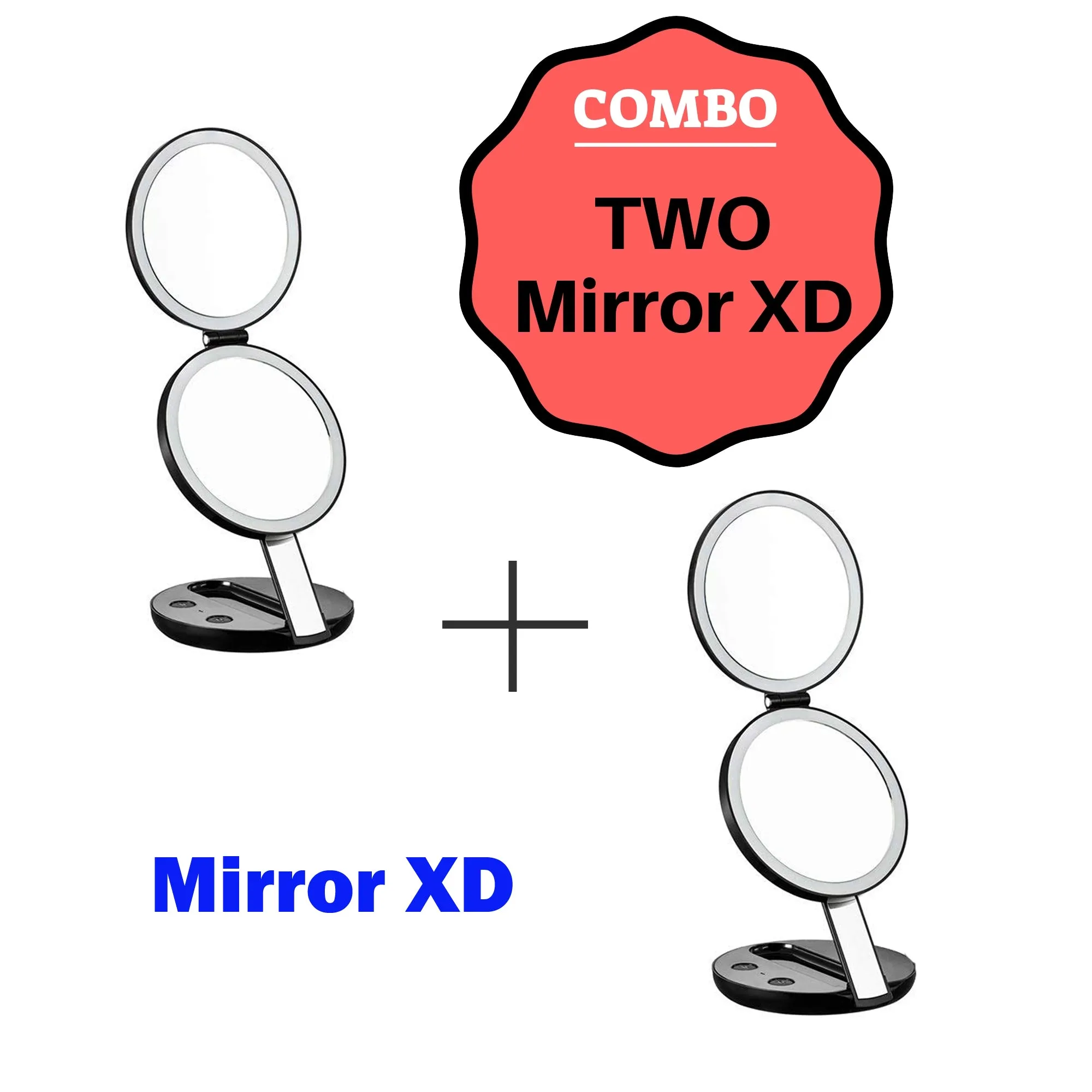 LED Lighted Beauty Makeup Mirrors COMBO