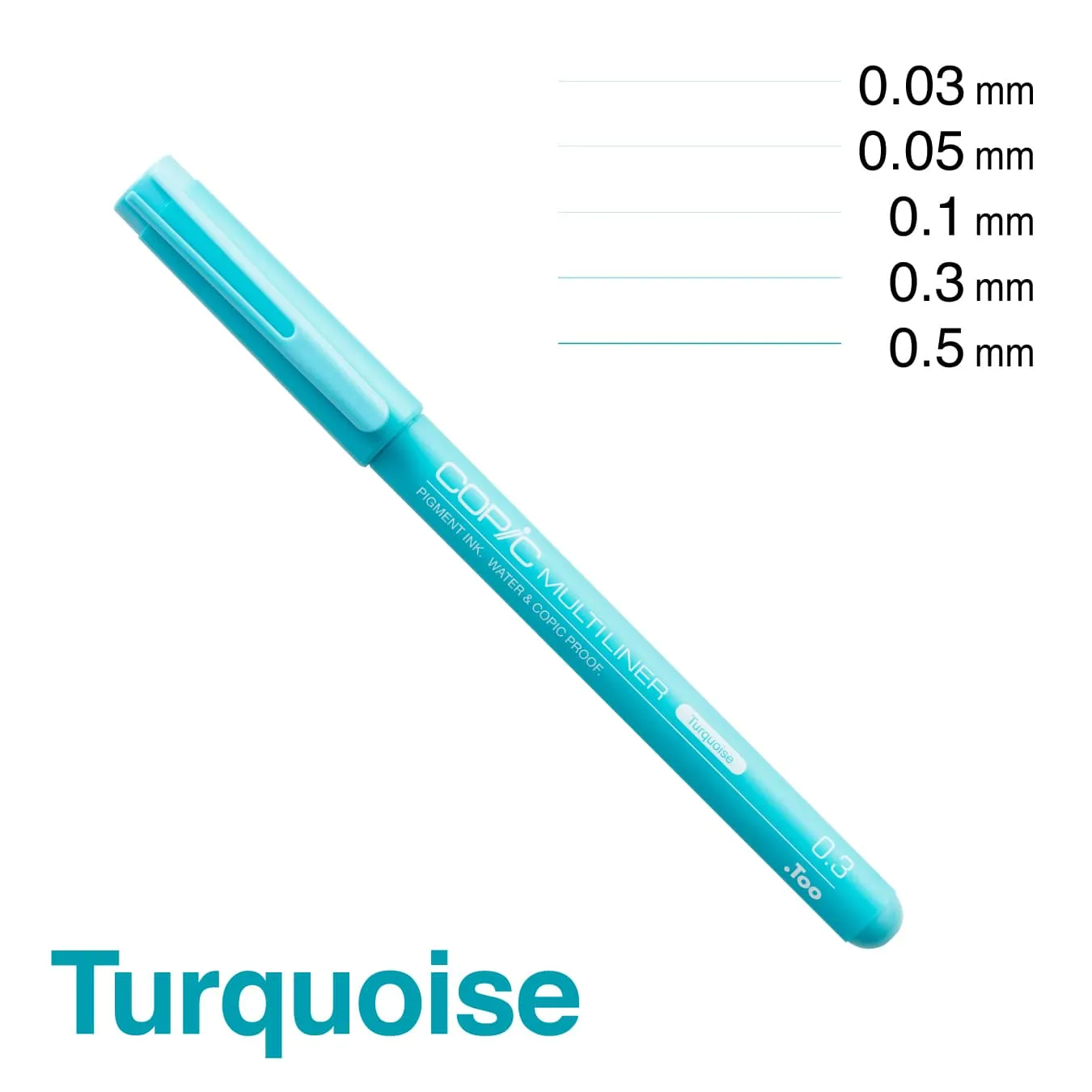 Limited Edition Turquoise MULTILINER 4pc SET