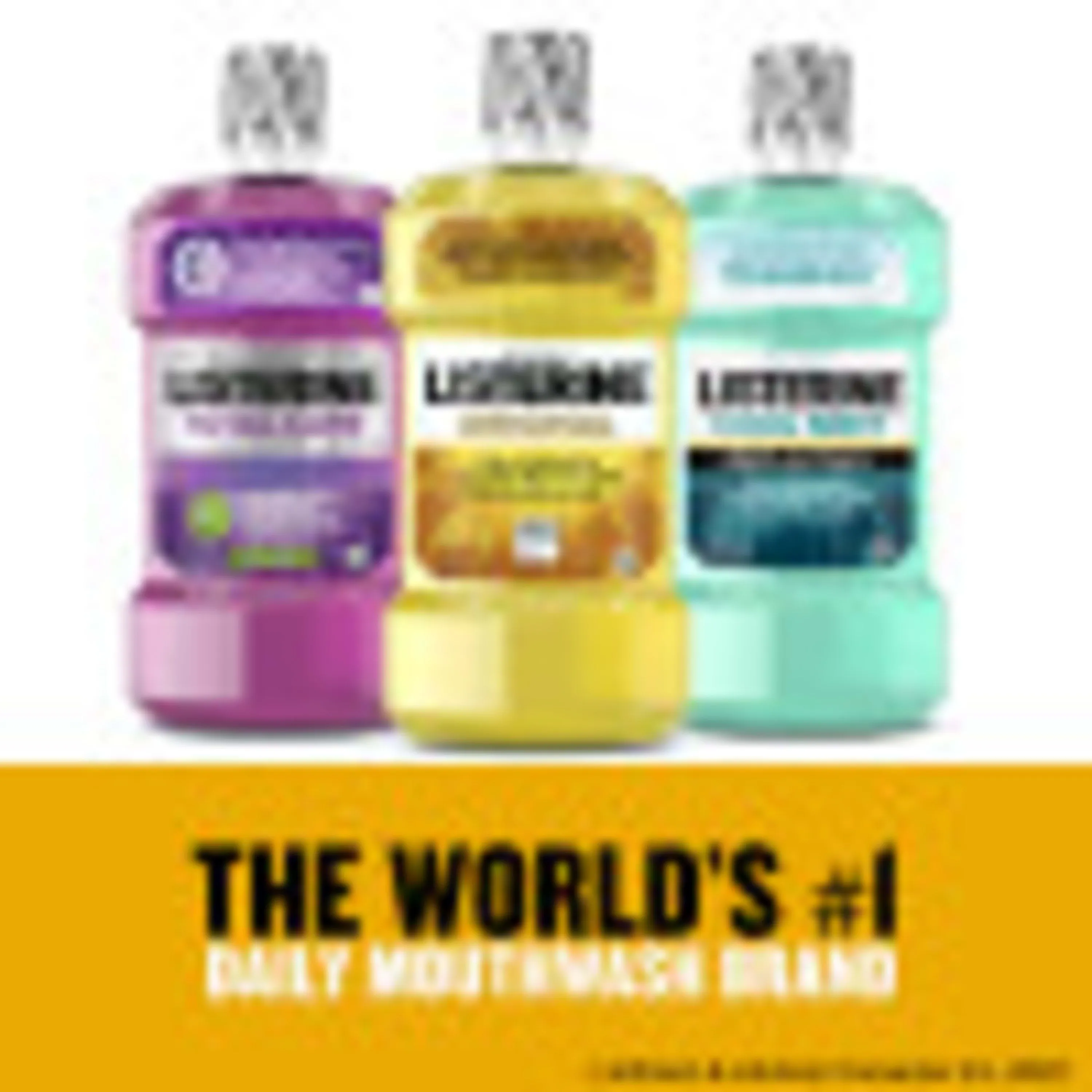 Listerine Original Mouthwash for Bad Breath & Plaque, 1.5 L