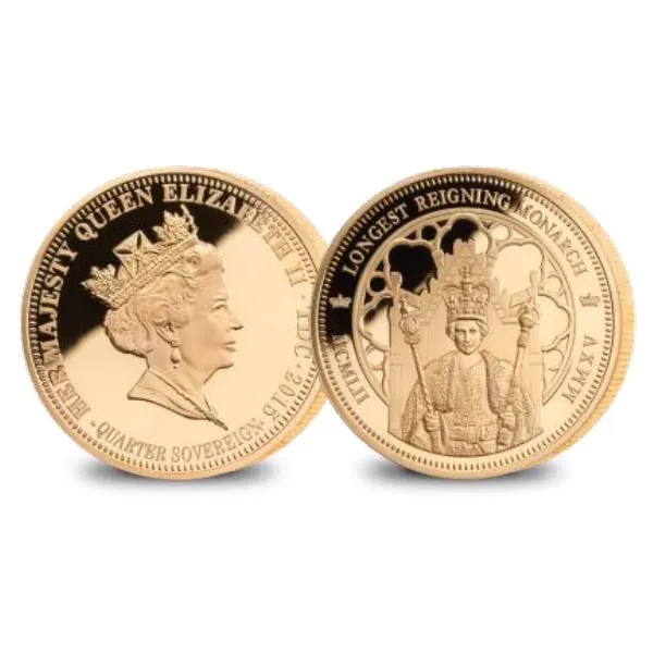 Longest Reigning Monarch Sovereign Set of 5   1 Silver