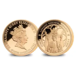 Longest Reigning Monarch Sovereign Set of 5   1 Silver
