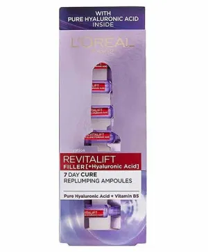 Loreal Paris Revitalift Filler 7 Day Cure Replumping Ampoules