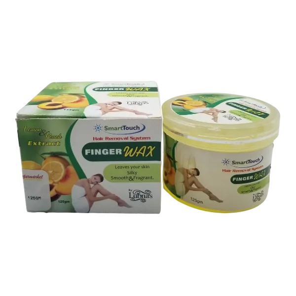 Lubnas Finger Wax Lemon & Peach Extract 125Gm