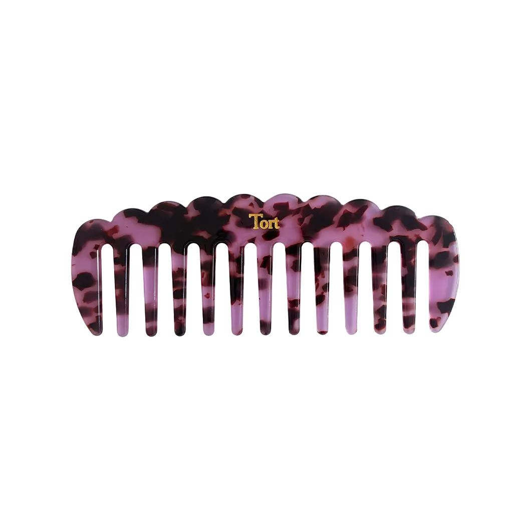 LUCY Comb in Purple Leopard