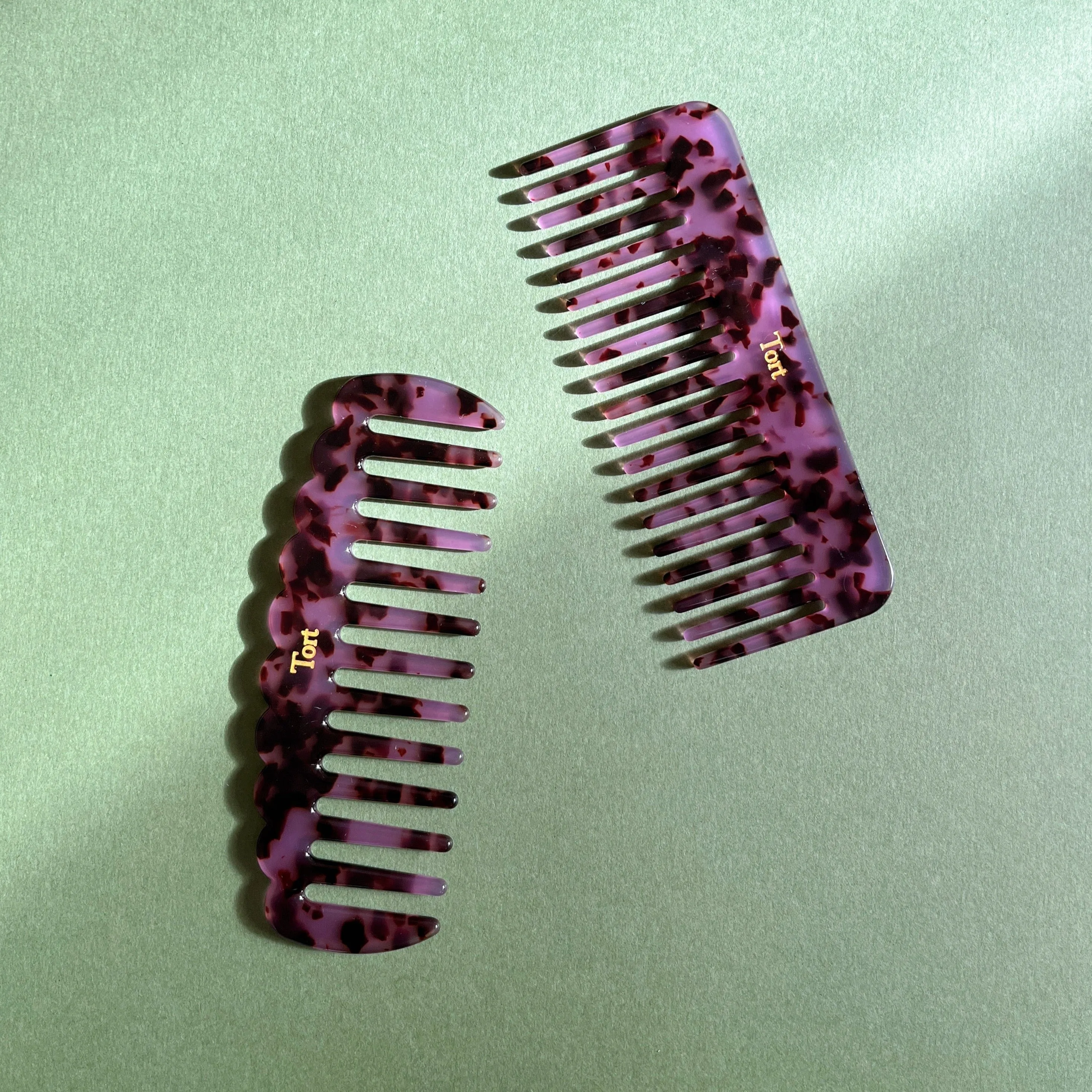 LUCY Comb in Purple Leopard