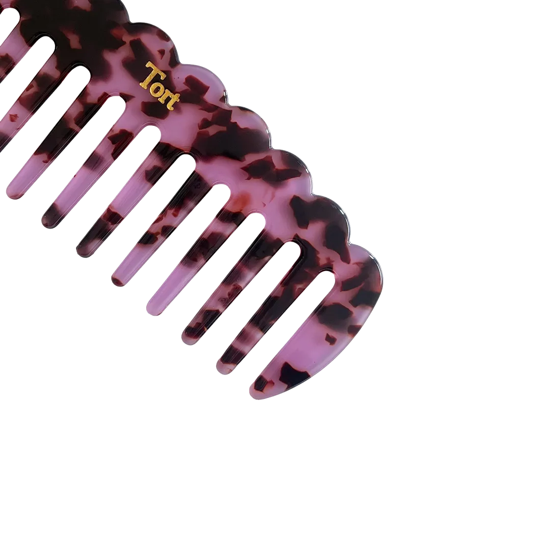 LUCY Comb in Purple Leopard