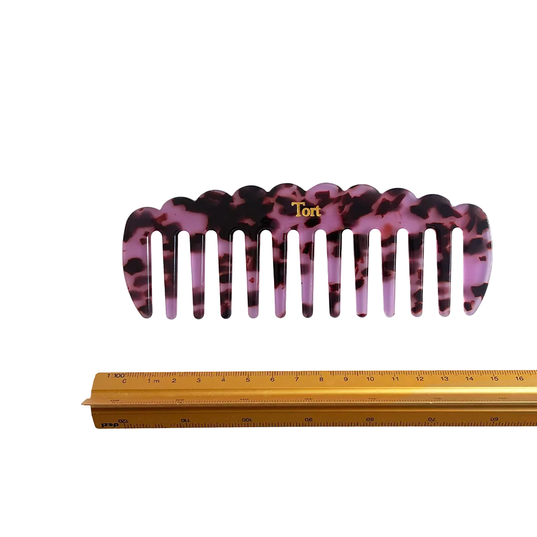 LUCY Comb in Purple Leopard