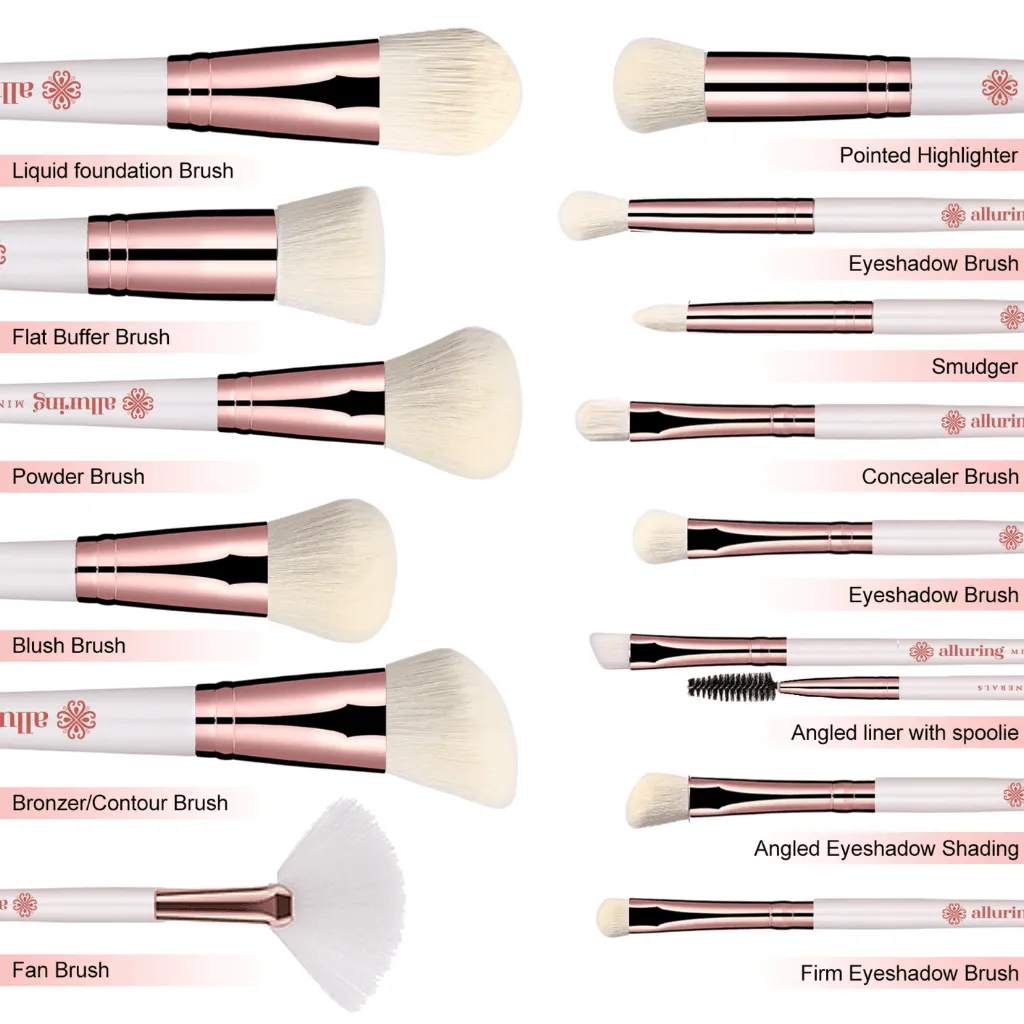 Luxe Makeup Brush Set 14 pcs
