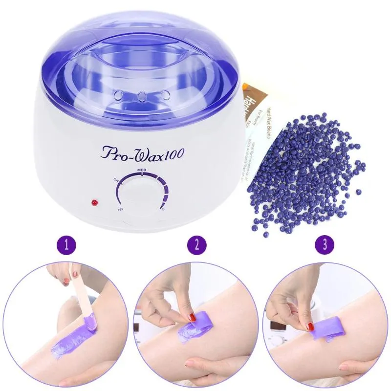 Luxury Electric hair removal heated wax beans bikini arm leg set waxing Kit
