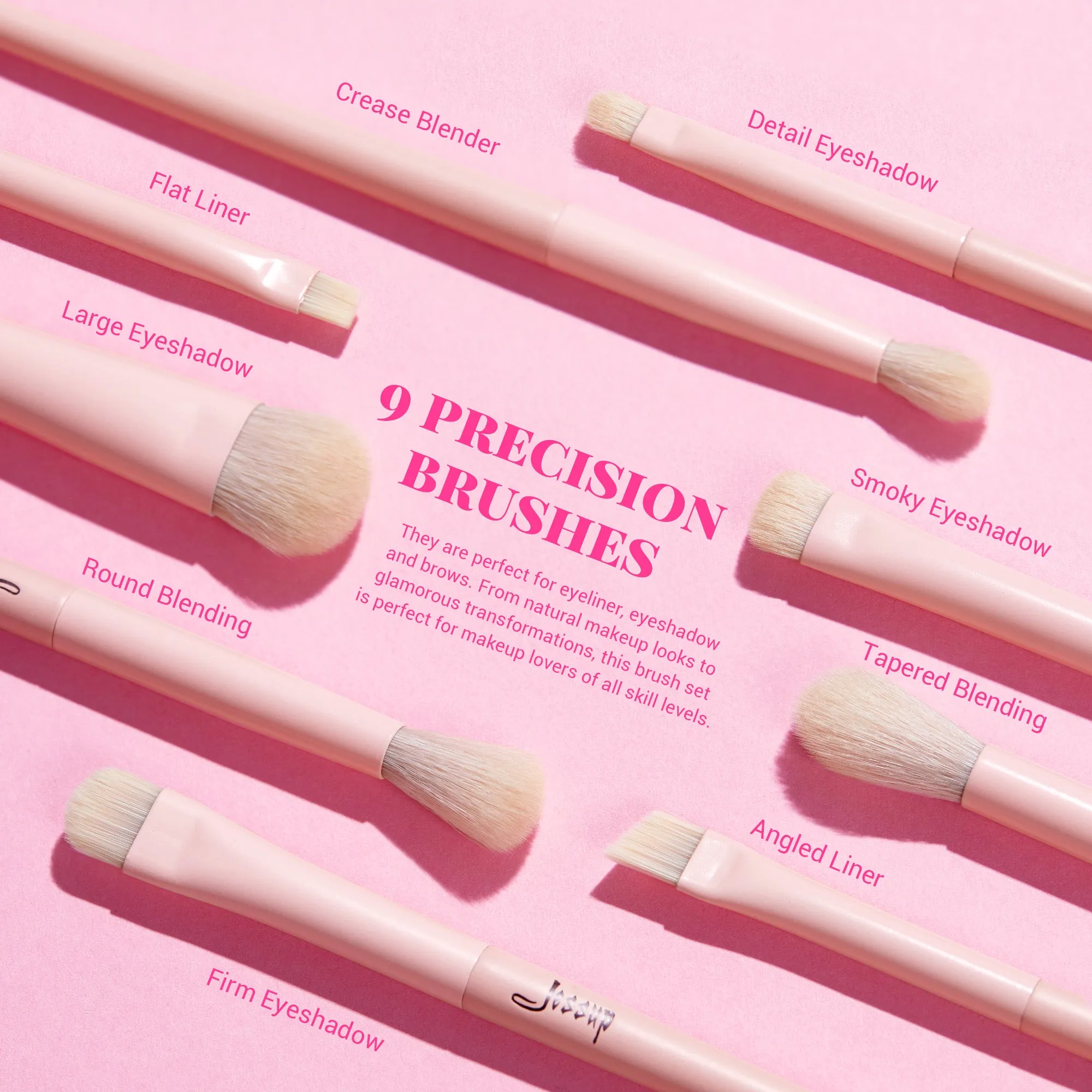 Makeup Brush Gift Set Crystal Pink T495-G
