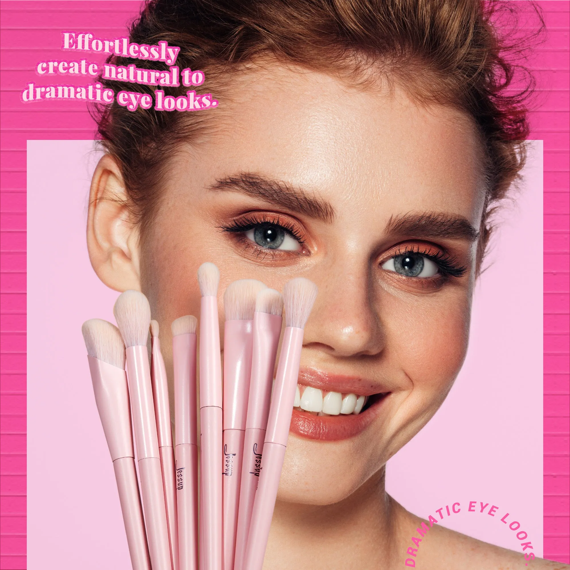 Makeup Brush Gift Set Crystal Pink T495-G