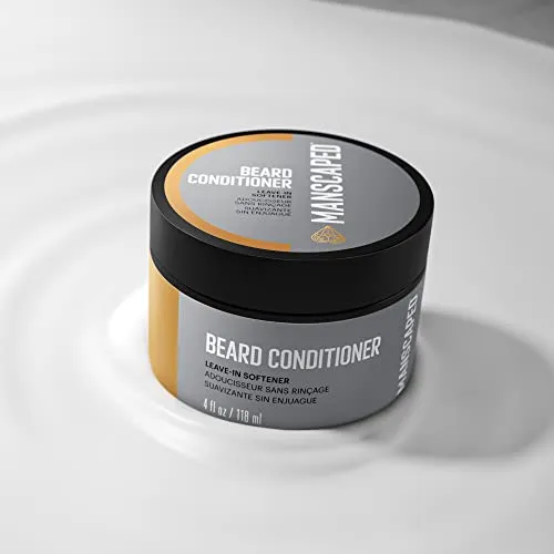 MANSCAPED® UltraPremium Beard Conditioner, Leave-in Softener with Nourishing Oils and Antioxidants, Shea Butter, Eucalyptus, Lavender, Coconut Oil Hydrates & Restores Moisture, (4 oz)