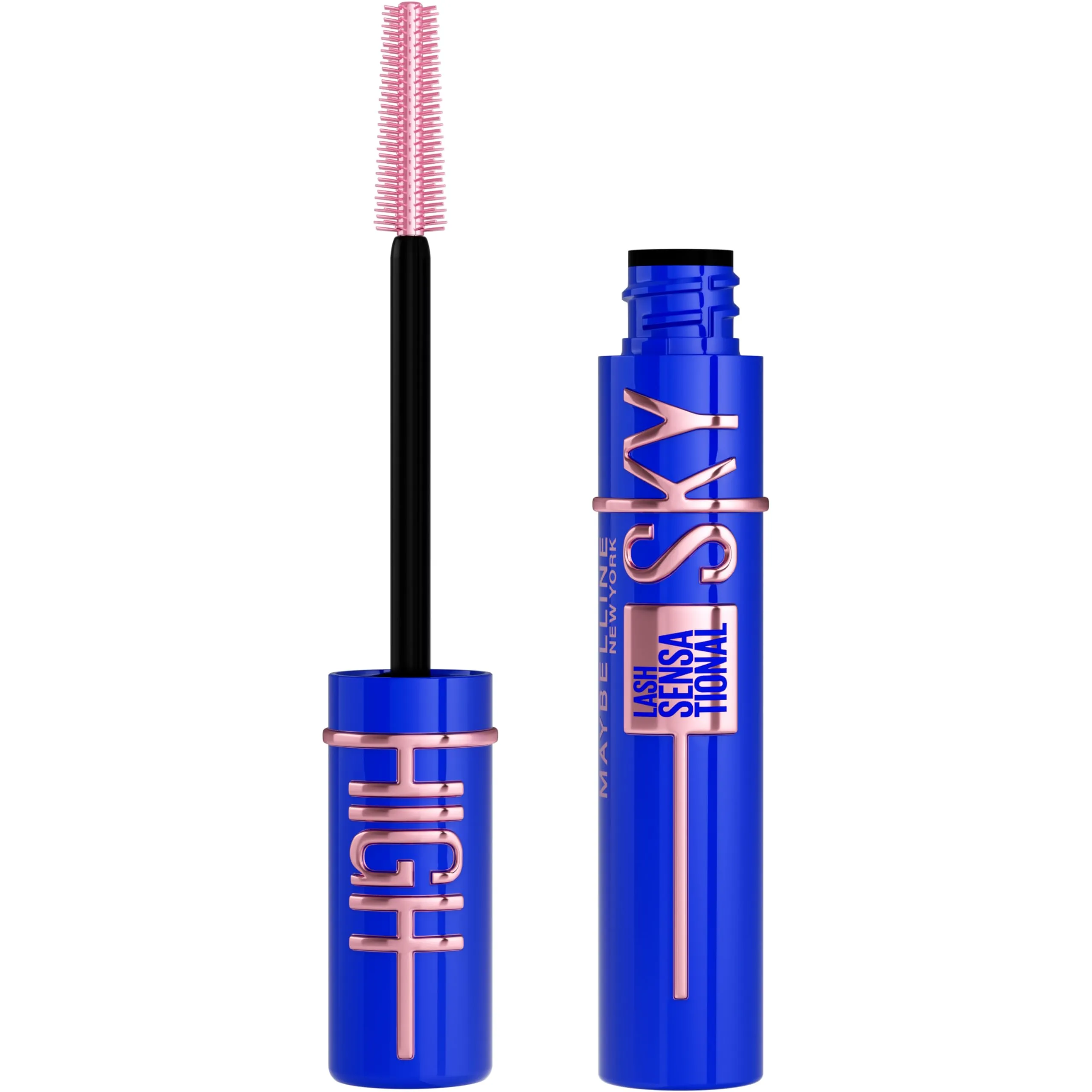Maybelline New York Lash Sensational Sky High Mascara, Washable Lengthening Eyelash Mascara, Blue Mist, 7.2 mL