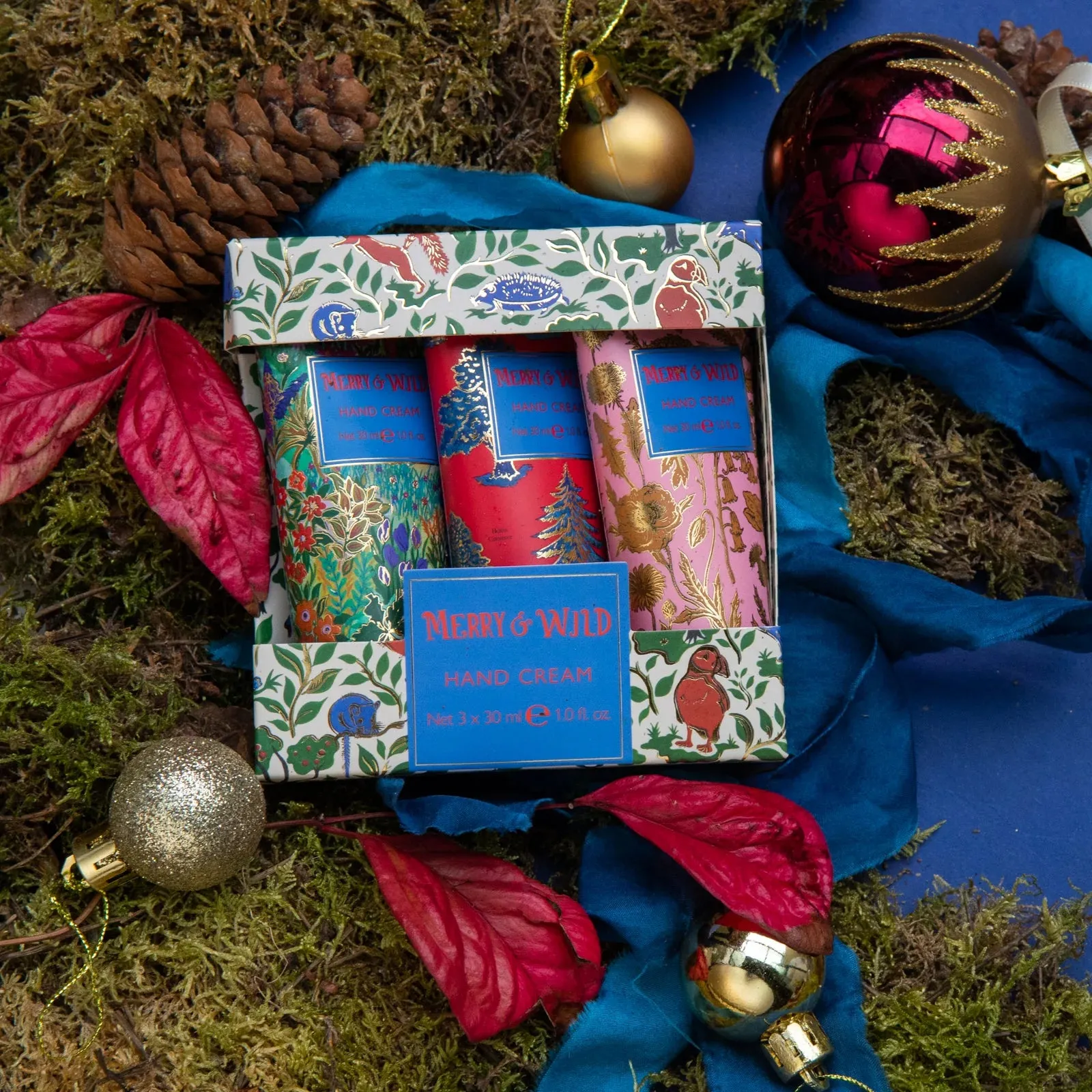 Merry and Wild 30ml Hand Creams (Set of 3)
