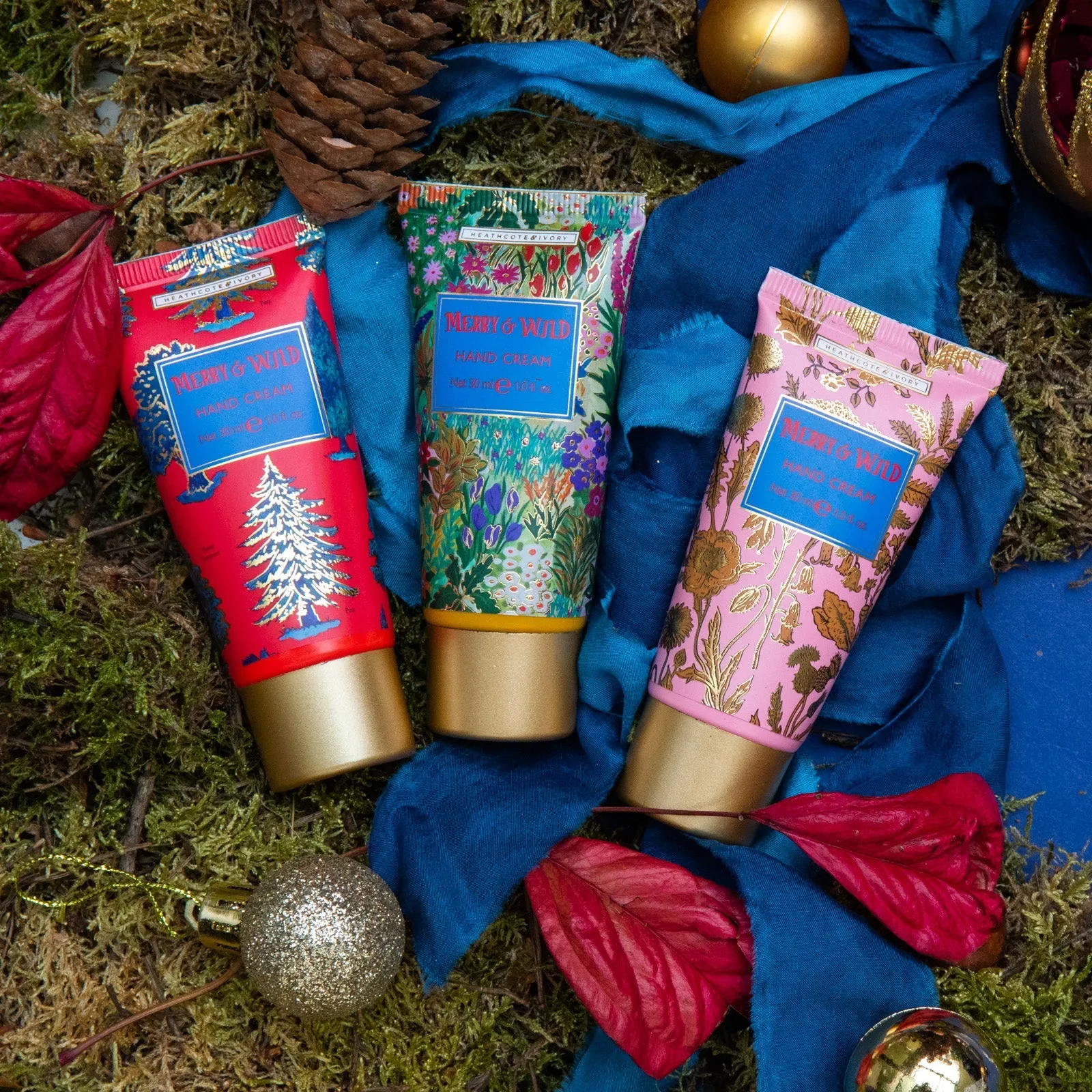 Merry and Wild 30ml Hand Creams (Set of 3)