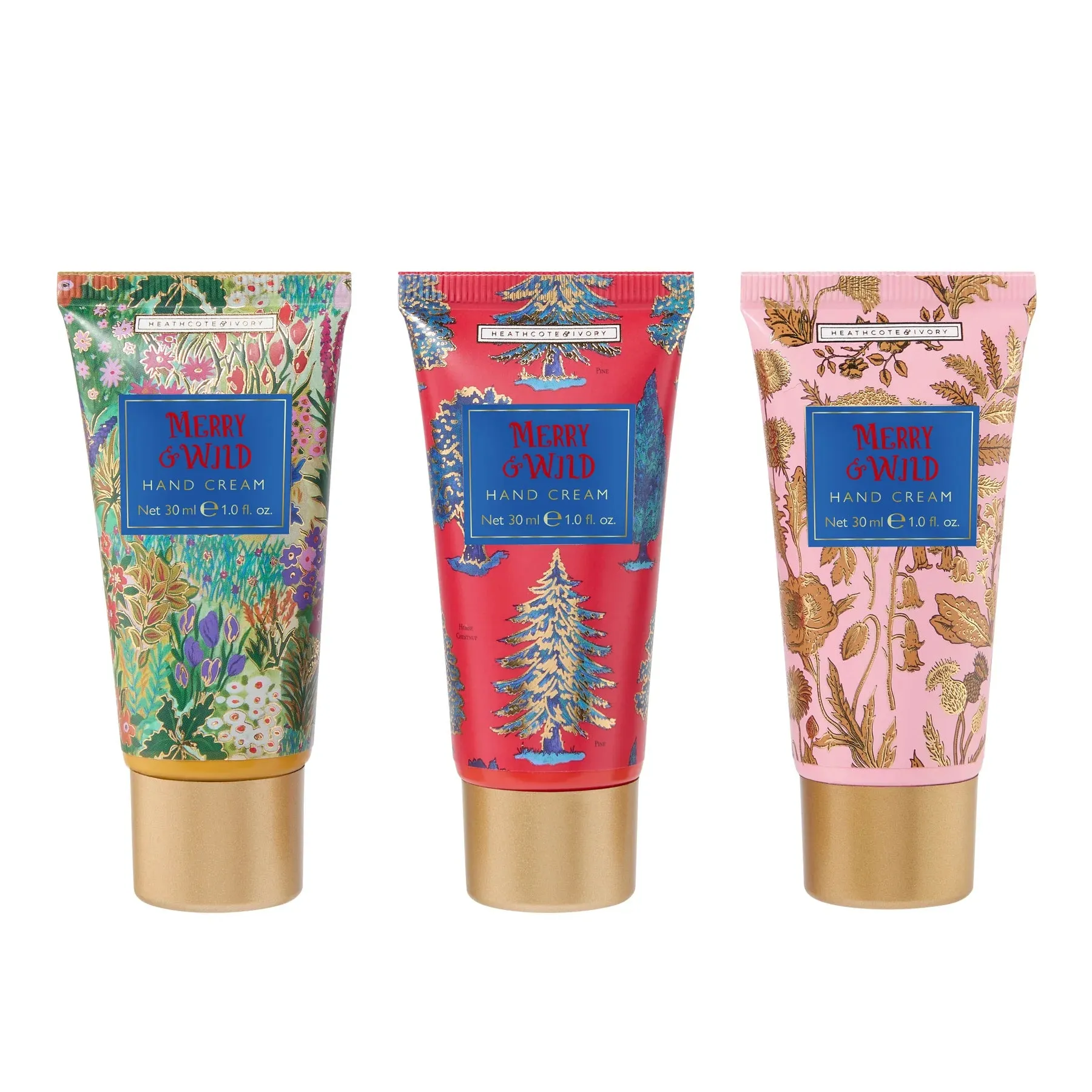 Merry and Wild 30ml Hand Creams (Set of 3)