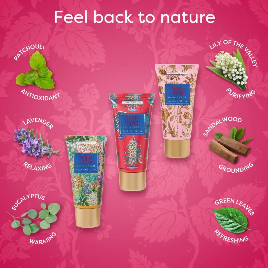 Merry and Wild 30ml Hand Creams (Set of 3)