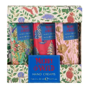 Merry and Wild 30ml Hand Creams (Set of 3)