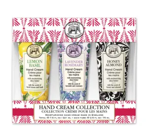 Michel Design Works Large Hand Cream Gift Set - Lemon Basil, Lavender Rosemary, Honey Almond