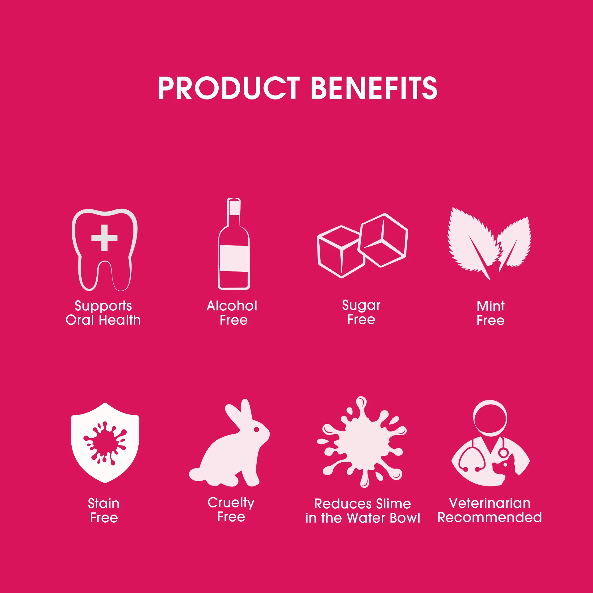 Mighty Mouth™ Dental Health Water Additive for Dogs and Cats