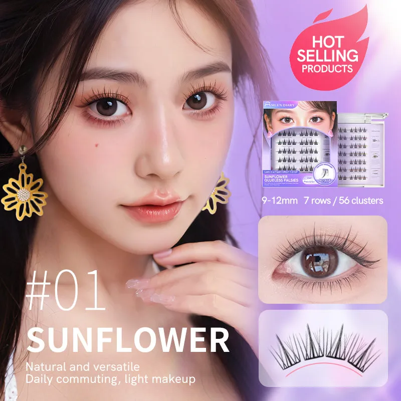 MLEN DIARY Glue-free Press on False Eyelashes 免胶睫毛