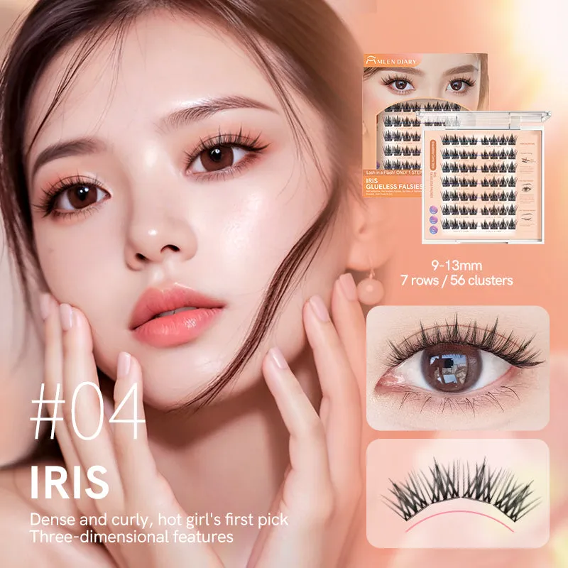 MLEN DIARY Glue-free Press on False Eyelashes 免胶睫毛