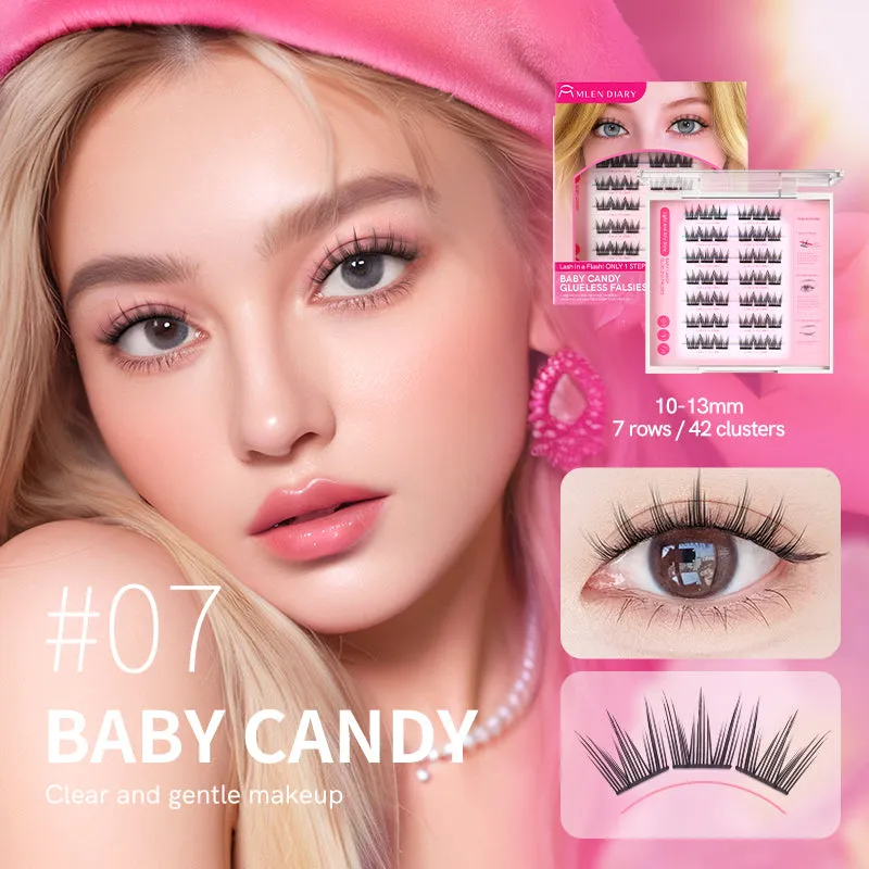 MLEN DIARY Glue-free Press on False Eyelashes 免胶睫毛